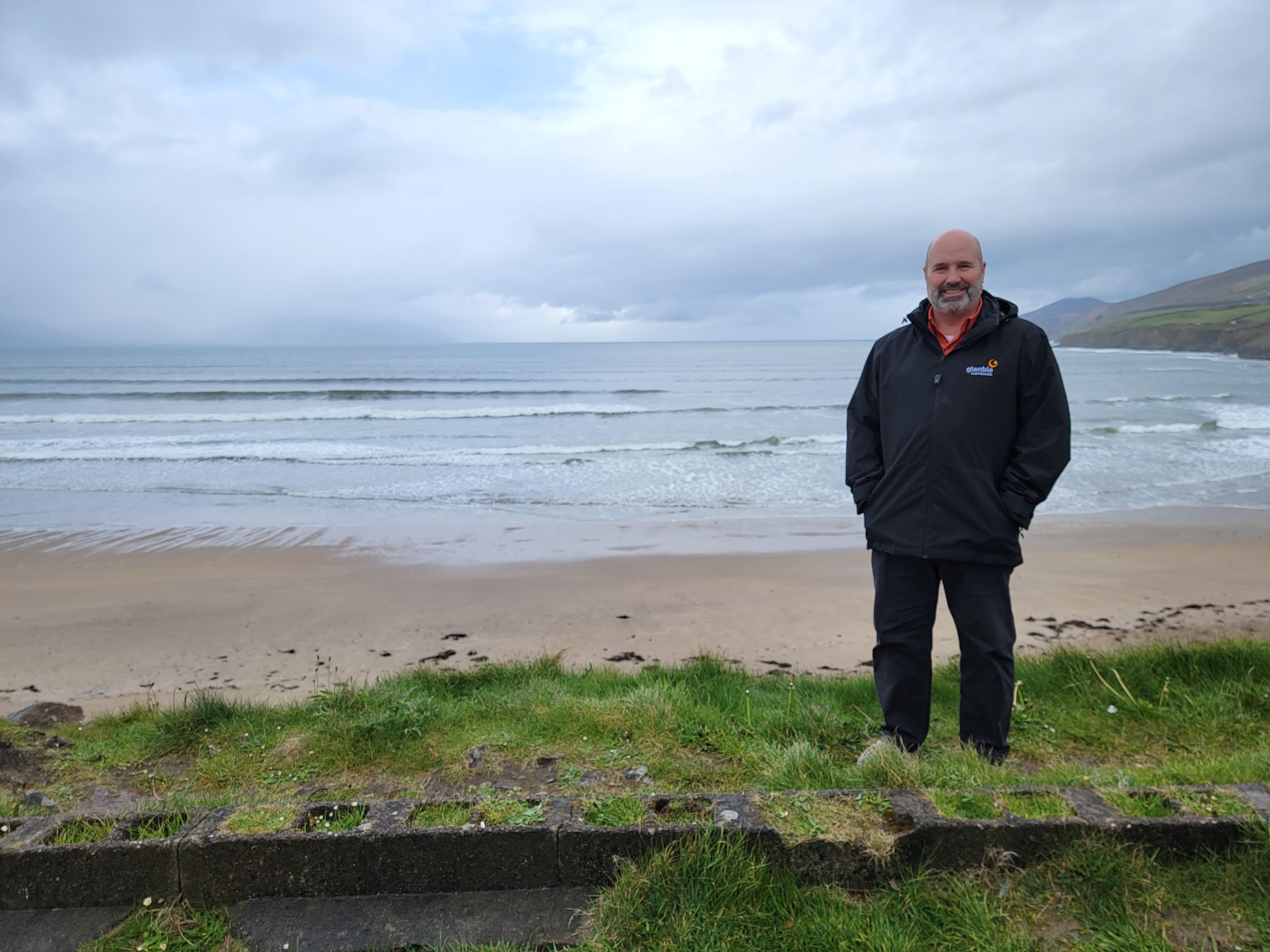 David on the coast of Ireland